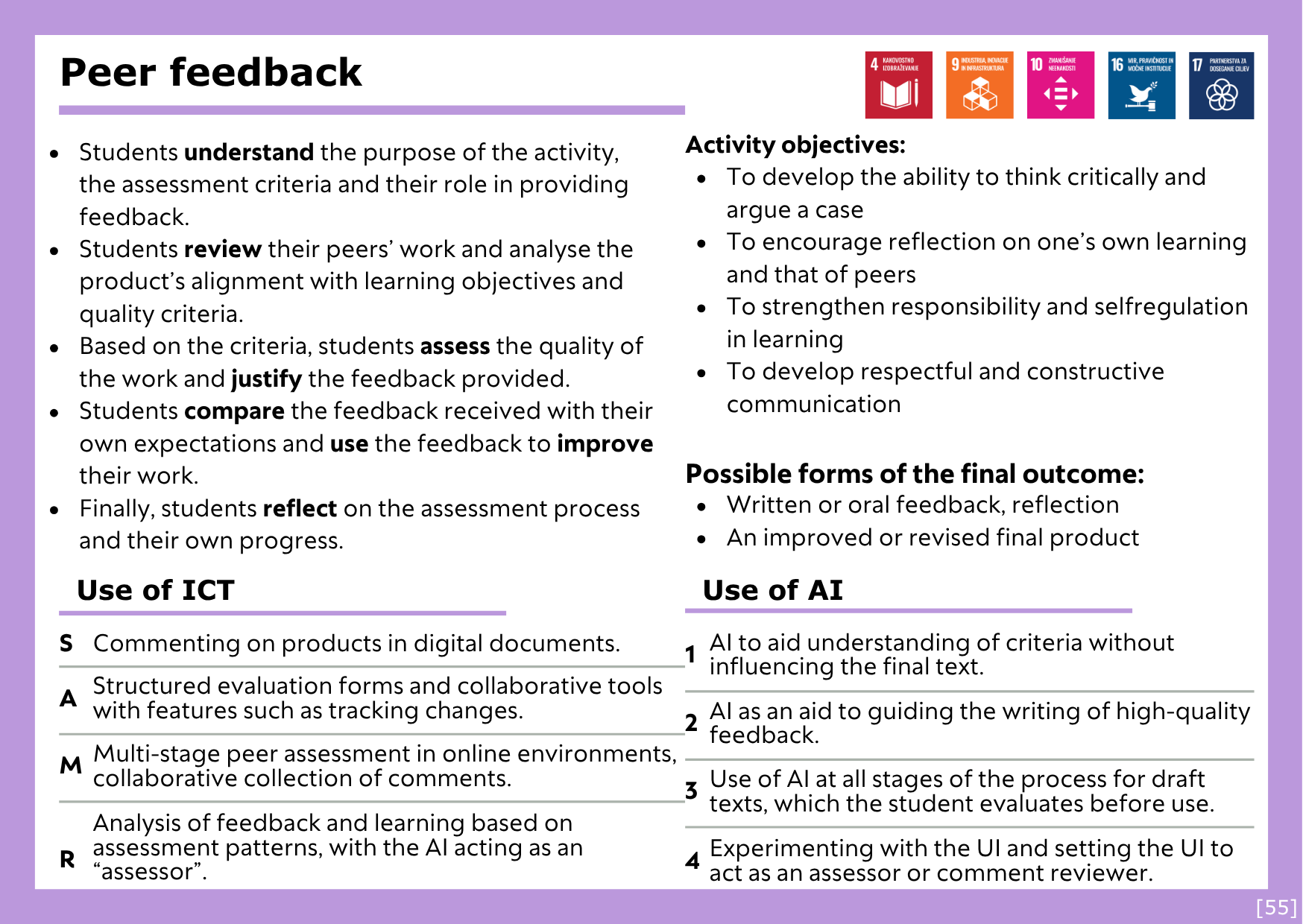 Back side of a RE:ABCD card